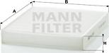 Mann-Filter CU2440 - Filtre, kabin havası parcadolu.com