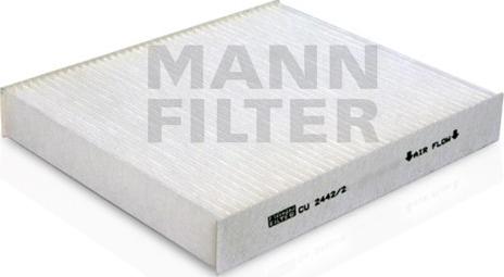 Mann-Filter CU 2442/2 - Filtre, kabin havası parcadolu.com