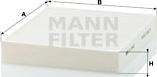Mann-Filter CU 2442 - Filtre, kabin havası parcadolu.com