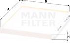 Mann-Filter CU 24 013 - Filtre, kabin havası parcadolu.com