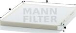 Mann-Filter CU 2434 - Filtre, kabin havası parcadolu.com