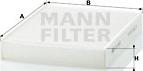 Mann-Filter CU 2433 - Filtre, kabin havası parcadolu.com