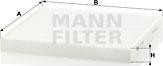 Mann-Filter CU 2544 - Filtre, kabin havası parcadolu.com