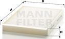 Mann-Filter CU25002 - Filtre, kabin havası parcadolu.com