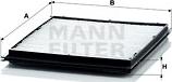 Mann-Filter CU 2516 - Filtre, kabin havası parcadolu.com
