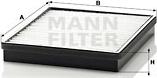 Mann-Filter CU 2520 - Filtre, kabin havası parcadolu.com