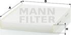 Mann-Filter CU 26 001 - Filtre, kabin havası parcadolu.com