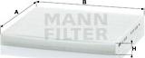 Mann-Filter CU 2035 - Filtre, kabin havası parcadolu.com