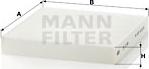 Mann-Filter CU 2149 - Filtre, kabin havası parcadolu.com