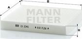 Mann-Filter CU 2345 - Filtre, kabin havası parcadolu.com