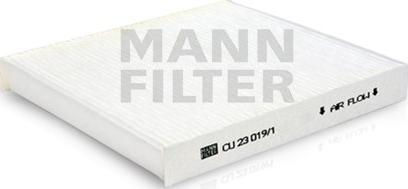 Mann-Filter CU 23 019/1 - Filtre, kabin havası parcadolu.com