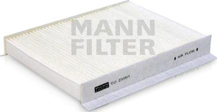 Mann-Filter CU 2335/1 - Filtre, kabin havası parcadolu.com