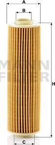 Mann-Filter HU 514 y - Yağ filtresi parcadolu.com