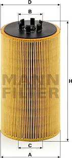 Mann-Filter HU 13 125 x - Yağ filtresi parcadolu.com