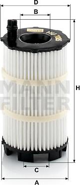 Mann-Filter HU7005X - Yağ filtresi parcadolu.com