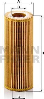 Mann-Filter HU 722 y - Yağ filtresi parcadolu.com