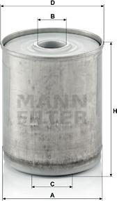 Mann-Filter P 939 x - Yakıt Filtresi parcadolu.com