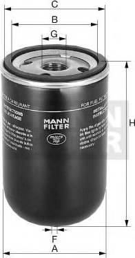 Mann-Filter WK 723/3 - Yakıt Filtresi parcadolu.com