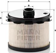 Mann-Filter PU 1021 x - Yakıt Filtresi parcadolu.com