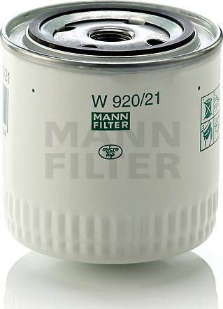 Mann-Filter W 920/21 (10) - Yağ filtresi parcadolu.com