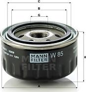 Mann-Filter W 85 - Yağ filtresi parcadolu.com