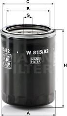 Mann-Filter W 815/82 - Yağ filtresi parcadolu.com