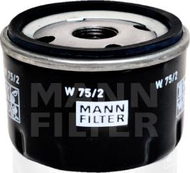 Mann-Filter W 75/2 - Yağ filtresi parcadolu.com
