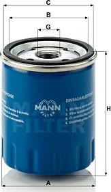 Mann-Filter W712/15 - Yağ filtresi parcadolu.com