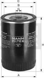 Mann-Filter WK 921/1 - Yakıt Filtresi parcadolu.com