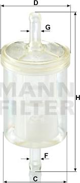 Mann-Filter WK 43/13 (10) - Yakıt Filtresi parcadolu.com