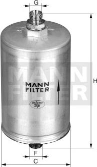 Mann-Filter WK 830/11 - Yakıt Filtresi parcadolu.com