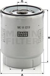 Mann-Filter WK 11 019 z - Yakıt Filtresi parcadolu.com