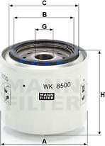 Mann-Filter WK 8500 - Yakıt Filtresi parcadolu.com