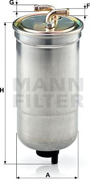 Mann-Filter WK 853/16 - Yakıt Filtresi parcadolu.com