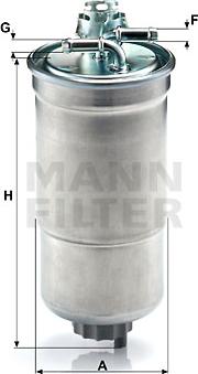 Mann-Filter WK 853/3 x - Yakıt Filtresi parcadolu.com