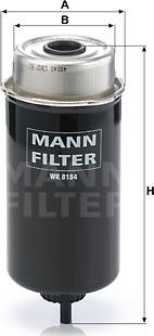 Mann-Filter WK 8184 - Yakıt Filtresi parcadolu.com
