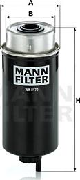 Mann-Filter WK 8170 - Yakıt Filtresi parcadolu.com