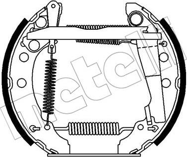 Metelli 51-0365 - Fren Pabuç Takımı parcadolu.com