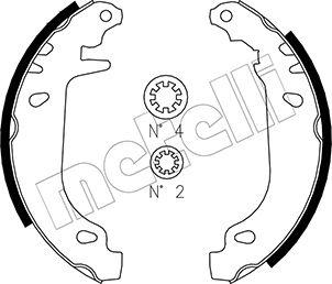 Metelli 53-0022 - Fren Pabuç Takımı parcadolu.com