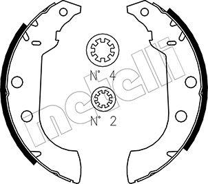 Metelli 53-0323 - Fren Pabuç Takımı parcadolu.com