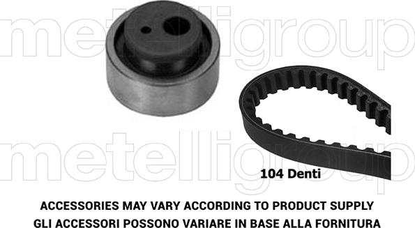 Metelli 29-0012 - Triger Kayışı Seti parcadolu.com