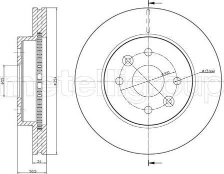 Metelli 23-0960 - Fren Diski parcadolu.com