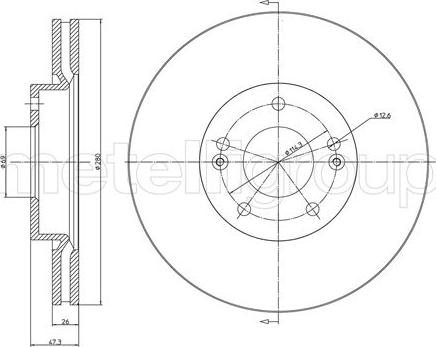 Metelli 23-0927C - Fren Diski parcadolu.com