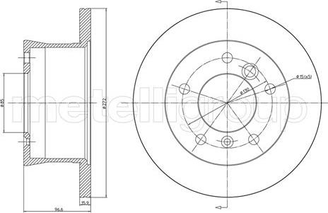 Metelli 23-0492 - Fren Diski parcadolu.com