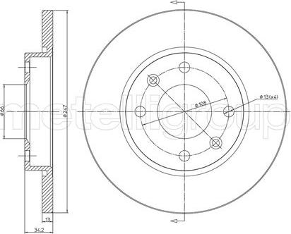 Metelli 23-0486C - Fren Diski parcadolu.com