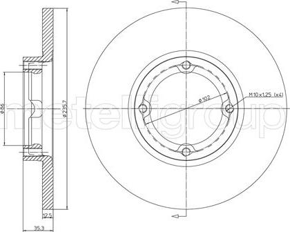 Metelli 23-0597C - Fren Diski parcadolu.com