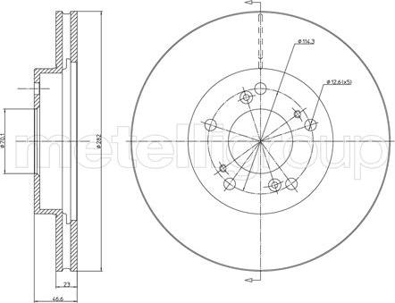 Metelli 23-0503C - Fren Diski parcadolu.com