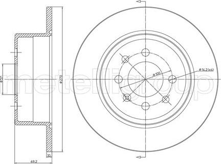 Metelli 23-0606C - Fren Diski parcadolu.com