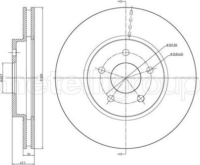 Metelli 23-0684C - Fren Diski parcadolu.com