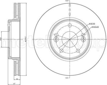 Metelli 23-0676C - Fren Diski parcadolu.com